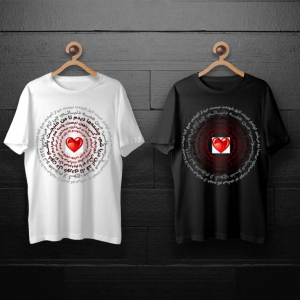 طرح لایه باز شعر شاهرخ کوه دماوندم برای چاپ روی تیشرت